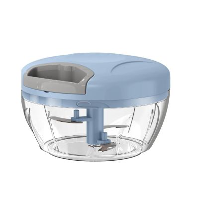 Turbo Plastic Chopper with 4-Blade System - Modern Design (600 ml)