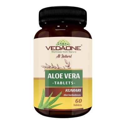 Vedaone 100% Organic Aloe Vera (Dietary Supplement) 60 Caplets