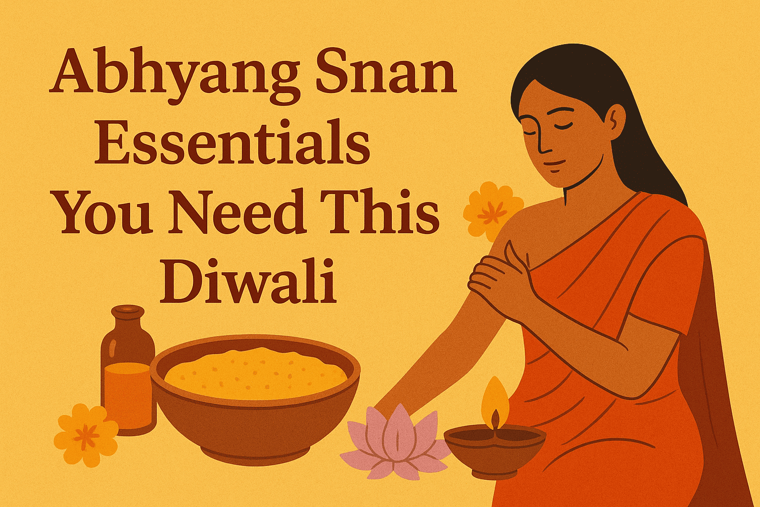 Abhyang Snan Essentials You Need This Diwali – From Ubtan to Fragrant Oils