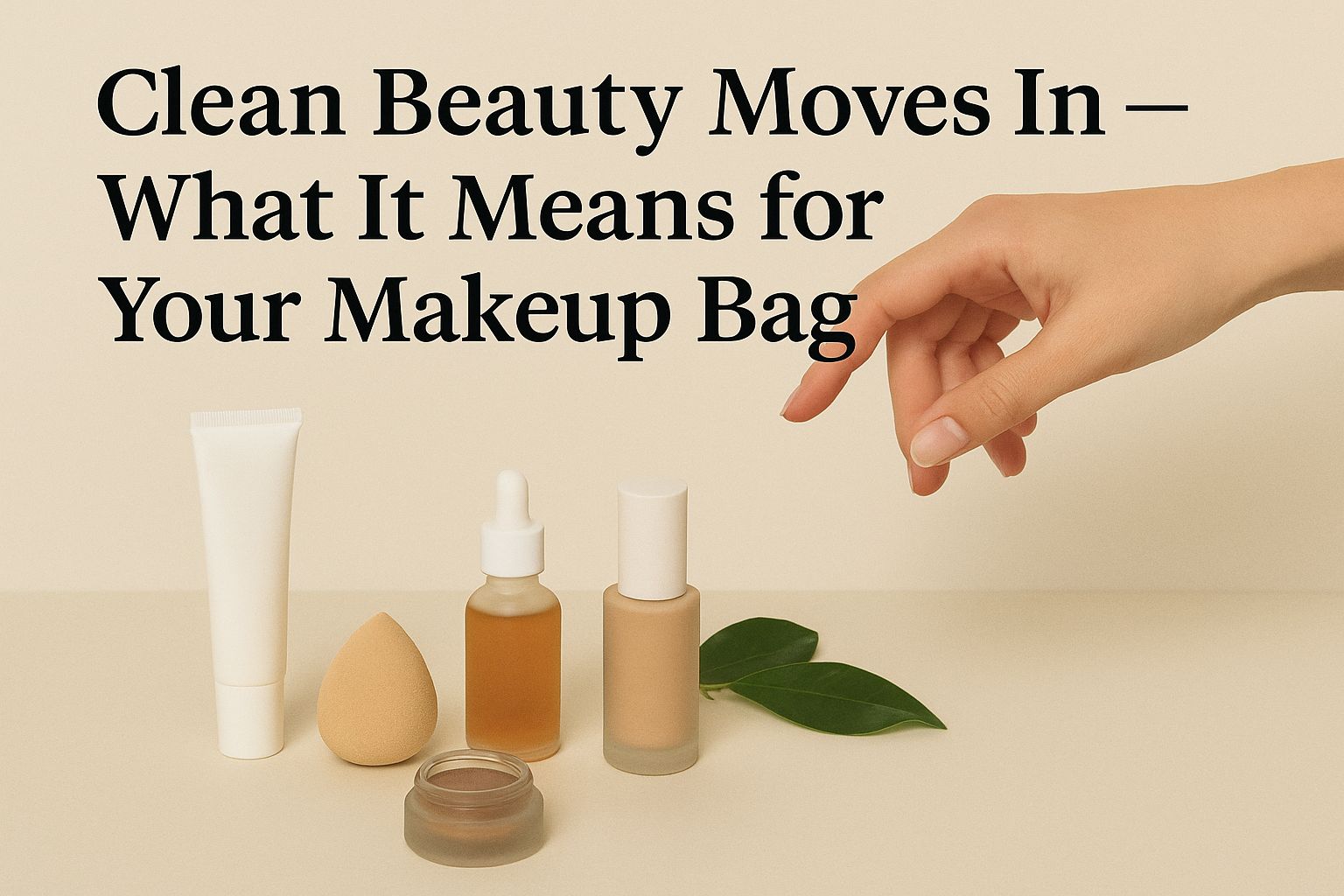 Clean Beauty Moves In — What It Means for Your Makeup Bag
