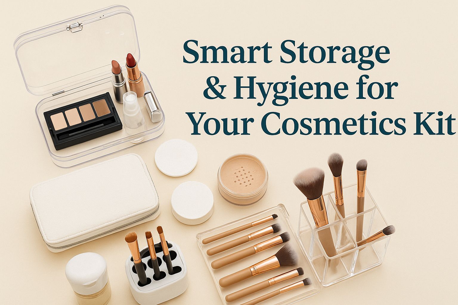 Smart Storage & Hygiene for Your Cosmetics Kit