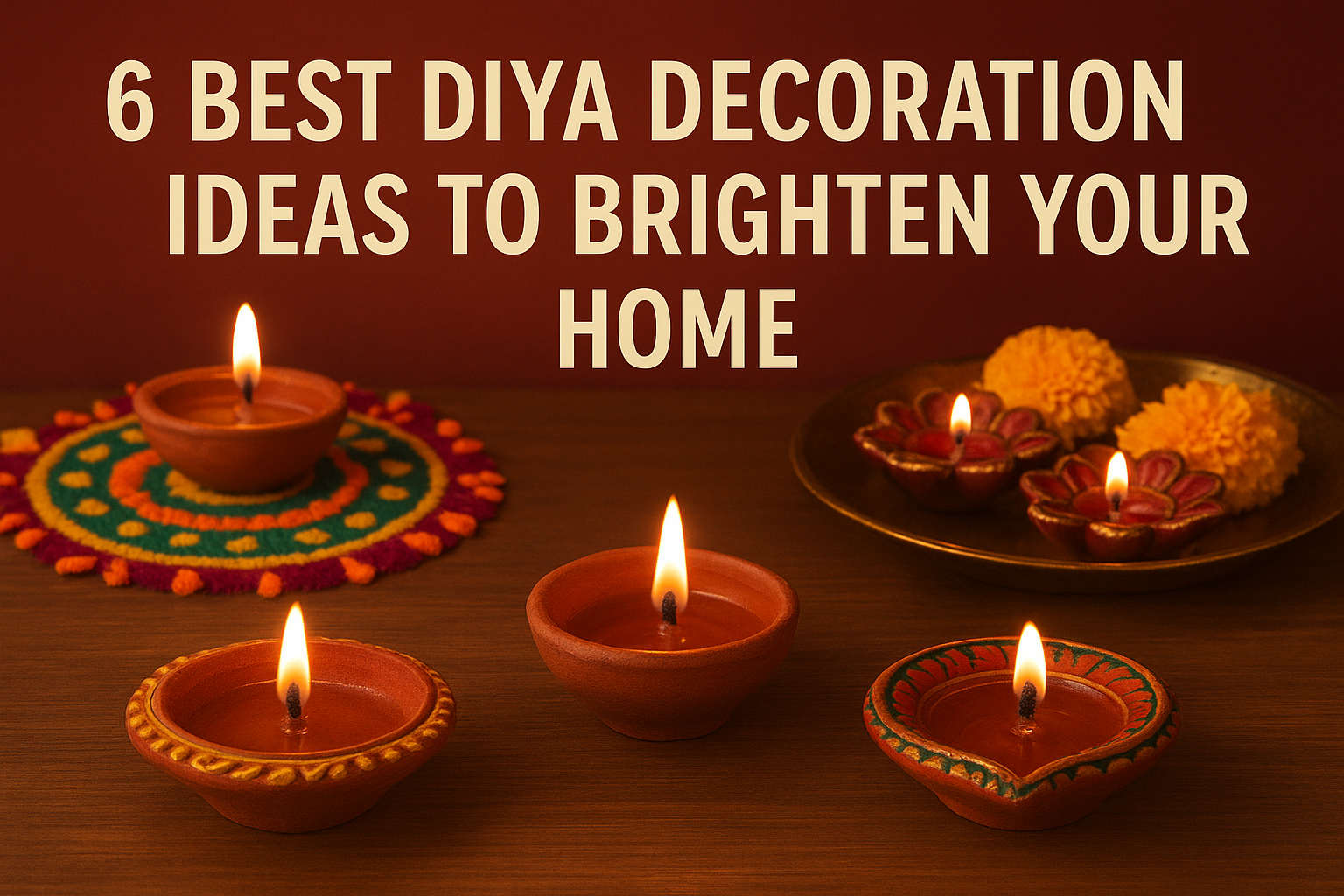 6 Best Diwali Diya Decoration Ideas to Brighten Your Home