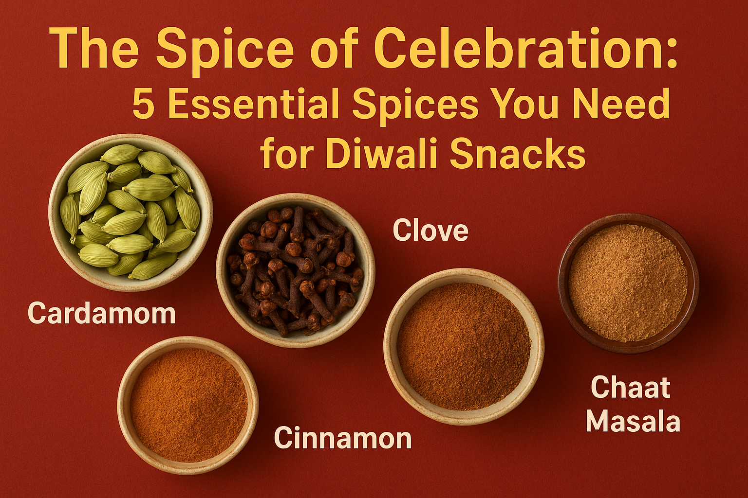 The Spice of Celebration: 5 Essential Spices You Need for Diwali Snacks