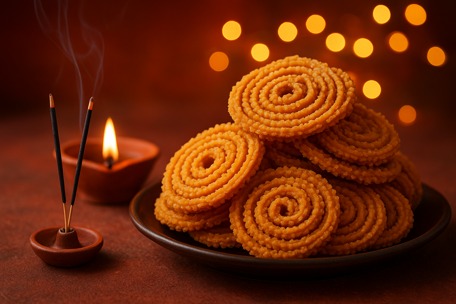 Celebrating Diwali with Chakli (Murukku): A Crunchy Delight