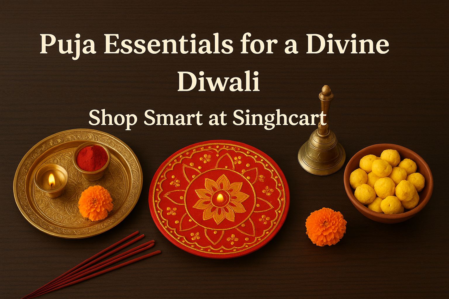 Puja Essentials for a Divine Diwali - Shop Smart at Singh Cart